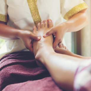 Massage des pieds chez Thai Harmonie